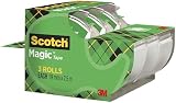 Scotch Magic Tape Promo Pack 2 Rolls + 1 Free Handheld Dispenser 19 mm view 15