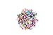 100 Pieces Belly Button Rings And 10PCS Glow in The Dark Belly Rings Acrylic Banana Barbells 14G Surgical Steel Bar Mix Color Body Piercing Jewelry (Silver color bar)