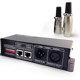 TORCHSTAR 3 Channels DMX-512 Decoder Converter for RGB LED Lamp Light - Multi-Functional Full-Color LED Decoder Controller