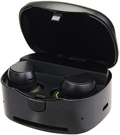1Pair Mini HV-316T Model Wireless Headphone Binaural Invisible Bluetooth V4.1 in-ear Music Earphone Earbud Headset with Micphone for iPhone 7 6S Android System Smartphones Black