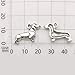 iloveDIYbeads 100g (70pcs) Craft Supplies Antique Silver Pet Dog Animals Charms Pendants for Crafting, Jewelry Findings Making Accessory for DIY Necklace Bracelet M152