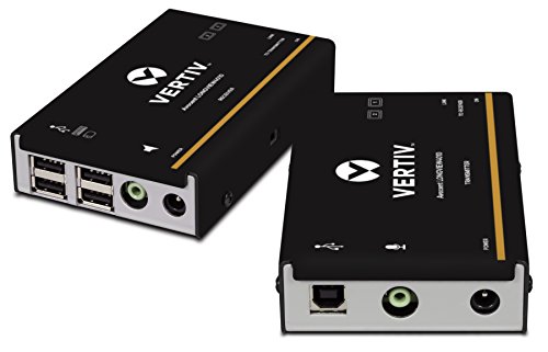 Vertiv Avocent LV 4010P High-Performance HD KVM Extender Kit with Receiver & Transmitter, VGA, Single Monitor, Extend up to 50 m. / 164 ft. (4010P)