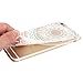 iPhone 6 Case, iPhone 6S Case, JAHOLAN TPU Silicone Gel Soft Clear Case Cover for iPhone 6 6S - White Mint Tribal Mandala