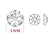 1440PCS Fireboomoon Crystal (001) clear Glass Crystal Nail Art Flatbacks Rhinestones, Flat backs Rhinestones 5mm ss20