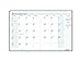 House of Doolittle 2017 Economy Calendar Planner, Monthly, Black Cover, 8.5 x 11