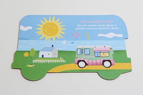 Chronicle Books Bumper-to-Bumper Cars & Trucks Flash Cards (First Words Vehicle Cards for Kids, Transportation Flashcards for Preschoolers & Kindergarteners)
