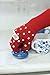Bruella™ Women's Oven Gloves with Silicone | Oven Mitts with Extra Long Sleeves to Prevent Forearm Burns | Heat Resistant to 932°F / 500°C | 1 Pair