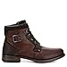 AM Shoes Mens Leather Plain Toe Lace Up Boot Shoes