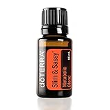 doTERRA - Slim & Sassy Essential Oil Metabolic Blend - Promotes Healthy Metabolism, Helps to Manage Hunger Cravings When Taken with Water; For Diffusion, Internal, or Topical Use - 15 mL