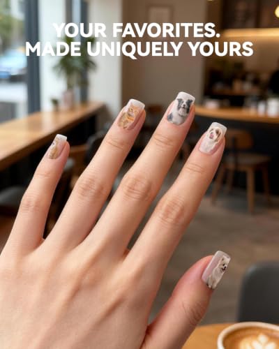 Custom Photo Press On Nails Gift - Personalized Fake Nails with Pictures