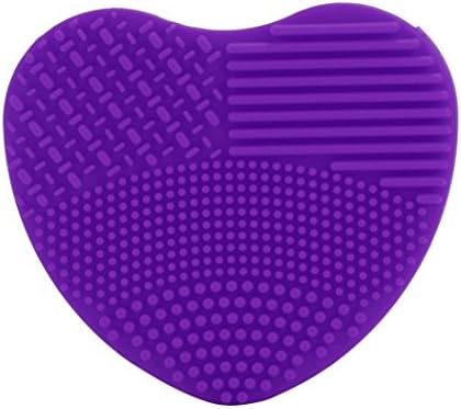 Datework Silicone Egg Cleaning Glove Makeup Washing Brush Tool (Deep Purple)