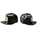 FuZhiBang NYU14 The New Crocodile Baseball caps Alloy Dollar Flat-Brimmed hat Hip-hop hat (Black)