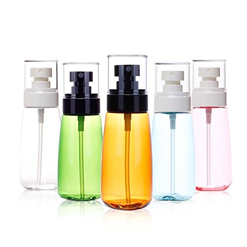 Spray Bottles, Sunbeter Beauty Portable Atomiser Empty Liquid Mist Sprayer Bottles Refillable Fine Travel Bottle Set(5 P