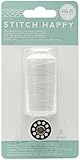 American Crafts We R Memory Keepers Stitch Happy 2 Piece White Sewing Thread