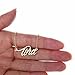 HUAN XUN Gold Color Plated Nameplated Necklace Christimas Gift Jewelry, Tina