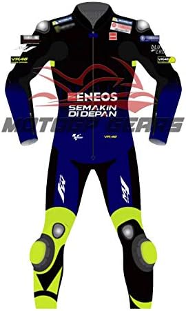 Valentino Rossi Motorbike Motorcycle Racing 2019 Model Leather Suit (XL)