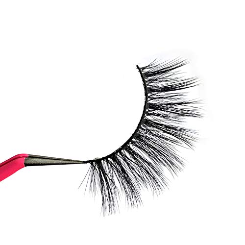 ALICROWN 3D Eyelashes Pack False Eyelashes Mink Fur Hand-Made Dramatic Thick Crisscross Deluxe Nature Fluffy Long Soft Reusable