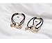 LOVEF 5Pcs Fashion Gold Plating Metal Cuff Band Ponytail Tie Hair Rope Hair Ring