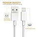 Cablex iPhone Charger 6Pack 3FT 8-Pin Lightning Cable Charging Cord Compatible with iPhone 8 8 Plus iPhone 7 7 Plus 6 6s 6 plus 6s plus, iPhone 5 5s 5c,iPad, iPod and More-White