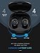 PeohZarr Wireless Earbuds Bluetooth Earbuds V5.0 with 3D Stereo Pro Sound, 17H Play Time, Noise Canceling Earphones with Built-in Mic and Mono Mode, IPX8 Waterproof, Calls Switch Quick Access to Siri