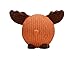 HuggLeHOUNDS Ruff-Tex Squeaky Tough Dog Chew Toy All Natural, Moose, Large