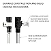 Spofine Trekking Poles, 2 Pack Collapsible Hiking Poles, Folding Walking Sticks, Lightweight Aluminum 7075 Hiking Sticks with Cork Grip, Adjustable Quick Lock Climbing Sticks