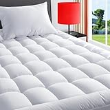 TEXARTIST Olympic Queen Mattress Pad Cover Cooling
