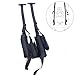 Deluxe Aerial Hammock Door Swing/ Inversion/Sling, Flying Antigravity Black