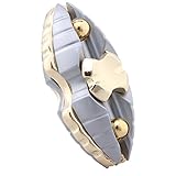 Durable Metal Fidget Spinner Hand Toy High Speed 3-5 Minute Spins EDC Alloy Tri Spinner Stress Reducer for Relieving ADHD, Anxiety, Focus
