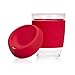 JOCO Cup 12oz - Eco-innovative Borosilicate Glass Reusable Classic Cup - (Red)