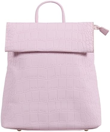 LEGE The Newest Fashion Crocodile Pattern Shoulder Tote Backpack Purse Luxury Smooth Soft Leather Cool Shoulder Bag Exquisite Handbag Travel Daypack Satchel Backpack for Women&Girls