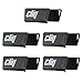 Patriot Cliq 64GB USB 3.1 Gen 1 Flash Drive, Thumb Drive, USB Storage - 5 Pack