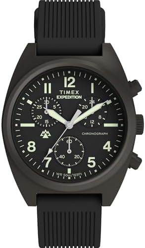 Amazon.com: Timex Men's Expedition Field 43mm Watch - Green Strap