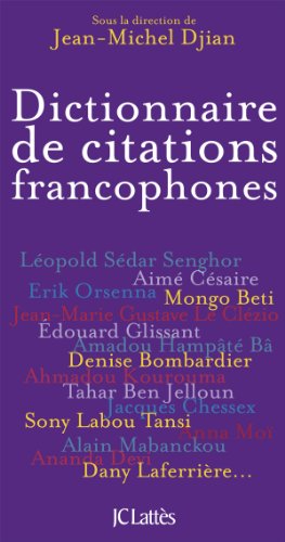 Dictionnaire de citations francophones