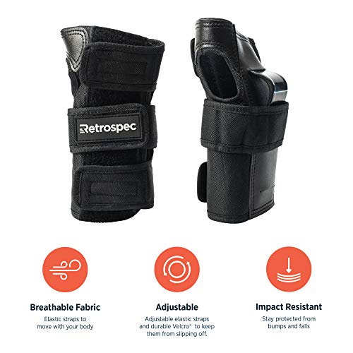 Retrospec Adult/Youth/Child Knee Pads Elbow Pads and Wrist Guards
