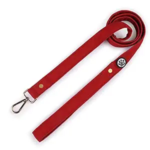 Dear Pet Classic Maroon Dog Leash for Small, Medium & Large Dogs -M