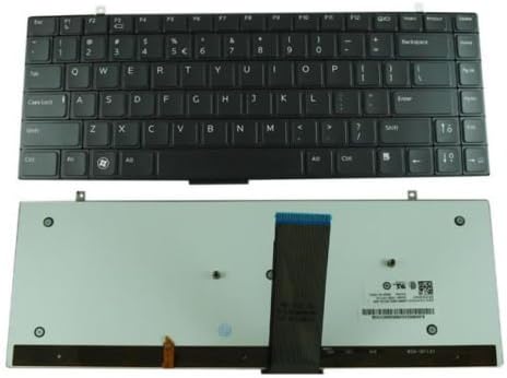 LaptopAcc US Layout Black Laptop /Notebook Keyboard With Backlight For Dell Studio XPS 1340, 16,1640, 1645, 1647 --- R266D ,0N583D N583D