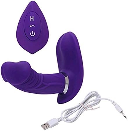 QAZSE 3Rd Generation Wireless Remote Control Butterfly Vibrating USB Charge Security Silicone Toy Unique And Excellent Design For Women Body Relaxation,Purple