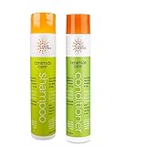 Earth Science Ceramide Care Curl and Frizz Control Shampoo and Conditioner Bundle With Passionfruit and Shea Butter, 10 fl. oz. Each