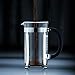 Bodum 34oz Chambord French Press Coffee Maker, High-Heat Borosilicate Glass, Brushed Stainless Steel – Made in Portugal