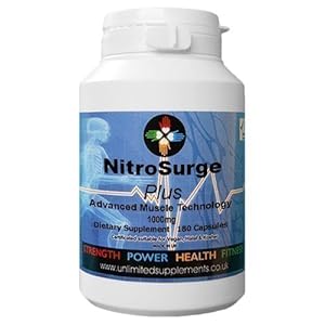 NitrosurgeNitric-Oxide-NO2-1000-mg-x-180-capsules-Increases-Strength-and-Stamina-Promotes-Extreme-Muscle-Growth-and-Development-Maximized-intense-muscle-pumps-Non-steroid-Ideal-for-individuals-involve Nitrosurge..Nitric Oxide, NO2.. 1000 mg x 180 capsules, Increases Strength and Stamina - Promotes Extreme Muscle Growth and Development, Maximized, intense muscle pumps. Non steroid Ideal for individuals involved in any intense weight and or exercise, bodybuilding training programs. 100% Pure ingredients. Suitable for vegans