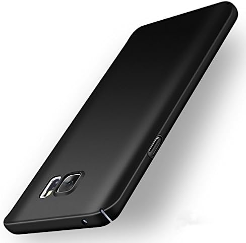 CaseCraft Premium Full 360° Side Covered Hard Frosted Matte Back Cover Case for Samsung Galaxy Note 5 -Black
