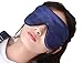 New Design Extra Soft Silk Sleep Mask & Eye Blindfold - Comfortable, Larger, Longer Adjustable Strap, Deeper Nose Baffle & Bigger Eye Patches to Block Light by Expedis - Better for Men & Women