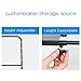 Lifewit Adjustable Under Sink Organizer, 2-Tier Expandable Rack for Bathroom Kitchen Organization, Premiun Carbon Steel