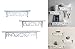 White Book Shelf Floating Wall Shelves Display Set of 3 Great for Books or Collections Utility Shelf Add Design and Taste to Your Room Easy Assembly
