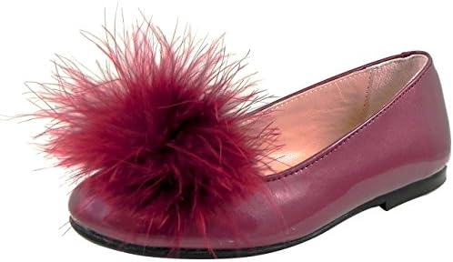 Chupetin Girl's 9325 Ruby Red Ballet Flat Shoe 28 M EU/ 10 M US Toddler