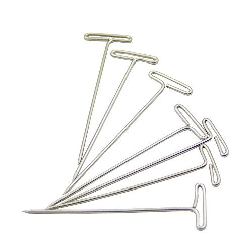 image for Grosun 400pcs 38mm/1.5inch Stainless Steel T-Pins Sewing Pins for Knit
