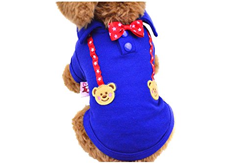 Pet Dog Summer Clothes Gentleman Casual T Shirt for Christmas Birthday Costume Party