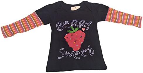 wan0902 Little Boys Girls Cute Cartoon Long Sleeved Cotton Crewneck T-Shirt (1-6T)