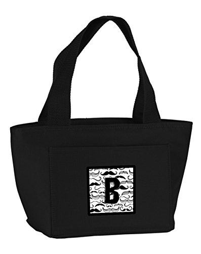 Caroline's Treasures CJ2009-BBK-8808 Letter B Moustache Initial Lunch Bag Insul…